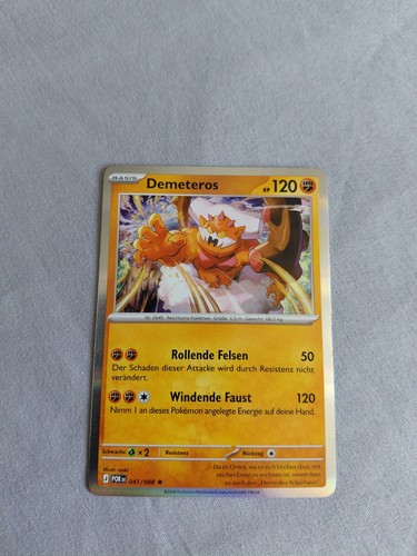 Pokémon karte demeteros - pokémon,
