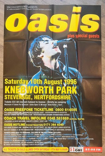 Oasis live knebworth uk - oasis, at