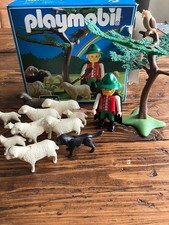 Playmobil 3824 Schäfer mit Schafherde - vollständig, OVP (1995-1999)