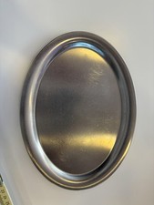 Serviertablett Oval Edelstahl