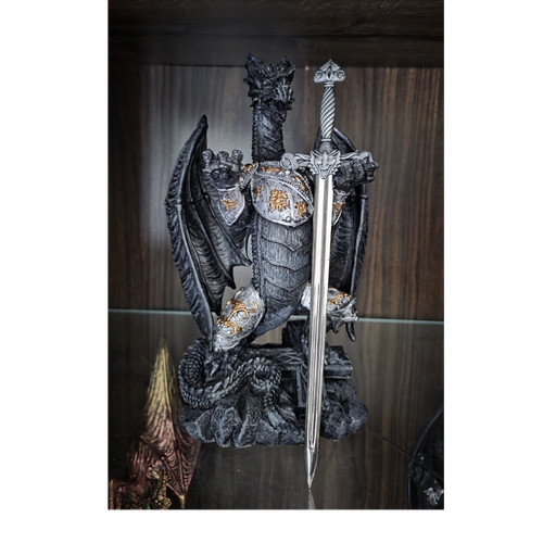 Fantasy drachenfigur statue - fantasy, drachenfigur/statue