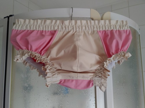 Herren gummihose adult l - gummihose,