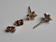 Ohrringe Ohrstecker Stern Zirkon Gold