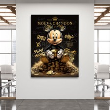 Leinwandbild Micky Maus Pop