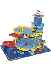 Parkhaus Tankstelle Metropol Autogarage Parkgarage mit Zubehör aus Holz 60x40x46