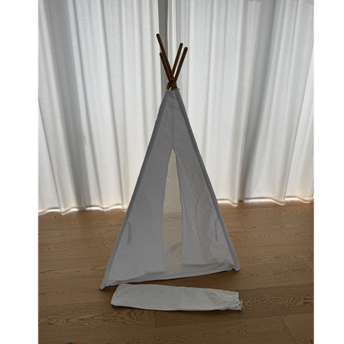 Weißes spielzeug tipi zelt - weißes, spielzeug-tipi-zelt