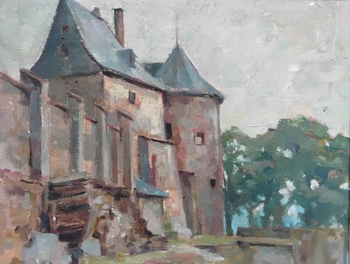 Gemälde schloss voigtsburg - gemälde:,