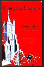Hotel Eden Guide-plan Lausanne
