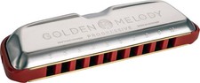 Hohner Golden Melody Progressive Mundharmonika C-Dur diatonisch Harp 20 Töne