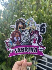 Monster High Tortenaufleger personalisieren Name & Alter