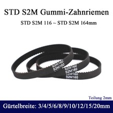 STD S2M Zahnriemen Teilung 2mm