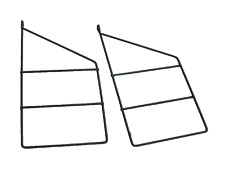 2 alte DDR 💃 Regalbodenhalter Regal LOFT Regalträger Eisen Bücherregal Eisen