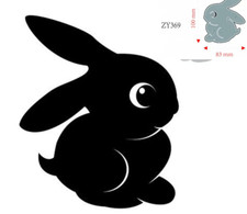 Stanzschablone Hase 