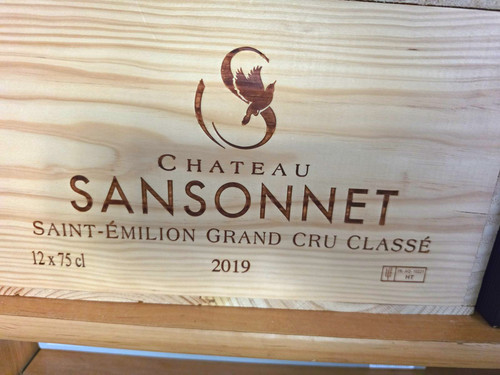Chateau sansonnet weinkiste - sansonnet,