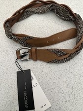 Marc Cain Gürtel Leder/ Seide