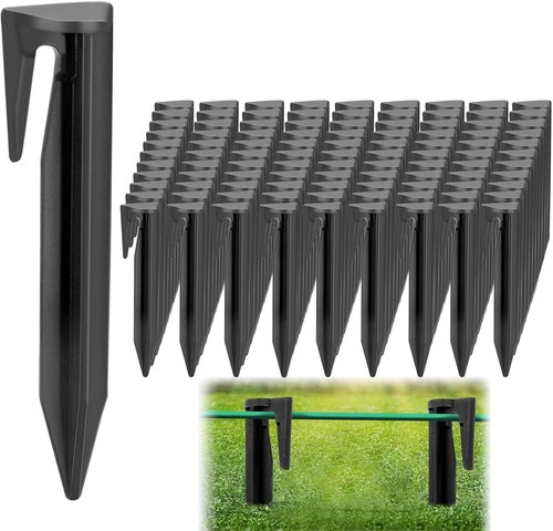 100x erdspieße haken nägel - erdspieße,