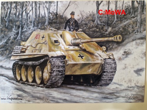 Postkarte - , (jagdpanther)