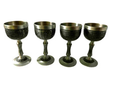 4 Frieling Zinn Weinbecher