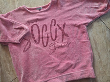 Soccx Pullover Kuschelpullover Chenille Damen pink rosa Gr. M/L 38/40