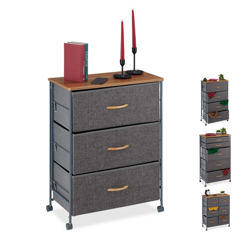 Schubladenschrank stoffkommode - schubladenschrank,