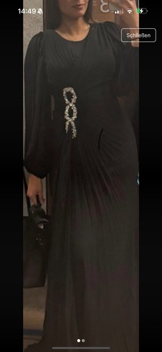 Abendkleid abiye schwarz - abendkleid, gr.38