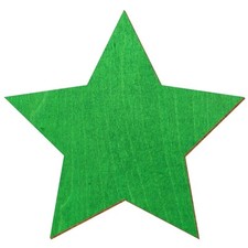 Holz Stern V3 Hellgrün