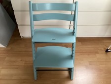 Stokke Tripp Trapp Fjord Blue bl Hochstuhl 4. Newborn fähig passend für Baby Set