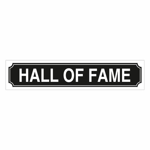 Straßenschild hall fame - straßenschild, "hall