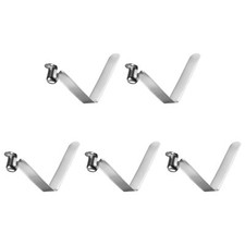 5 Stück einfache Knopf Druckknopf Feder Clip 64 mm x 9,3 mm 65 Minuten Rohr Pfosten Clips