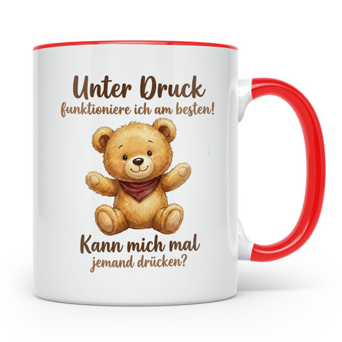 Unter druck tasse mit - unter,