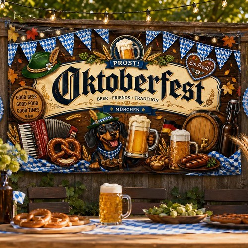 Oktoberfest deko banner - oktoberfest,