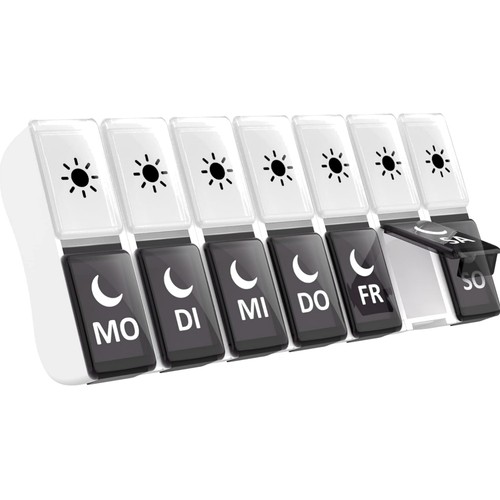 Pill box compartments - 14,