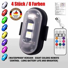 4er Set RGB Auto LED Licht