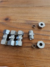 4 x Bremsleitungsverbinder Bremsleitung Reparatur 6 mm Verbinder bördelfrei