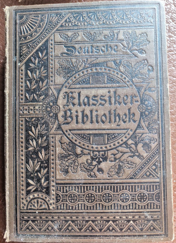 Antique book schiller - antique, lessing