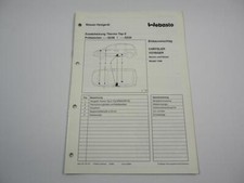 Chrysler Voyager Typ GH GS Einbauanleitung Webasto Thermo Top S BW/DW50 Heizung