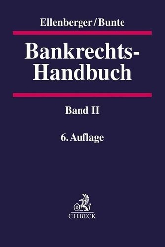 Bankrechts handbuch band - band, ii