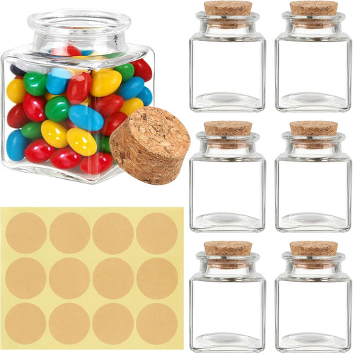 Stück mini glasflaschen mit - 6,