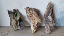 3 TEILE  /  21-27 cm Treibholz