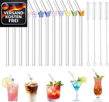 Glasstrohhalme Set 12 Stück