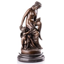 Bronze Skulptur Venus und Amor