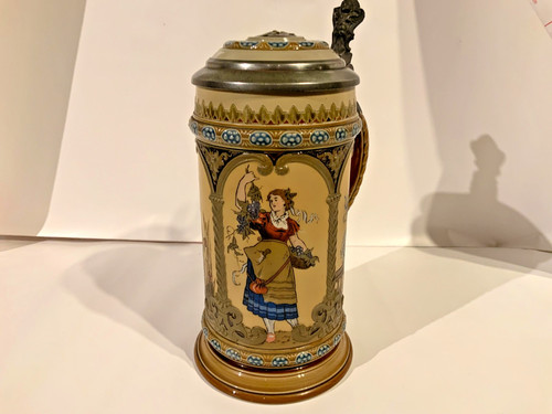 Krug bierkrug mettlach - krug,