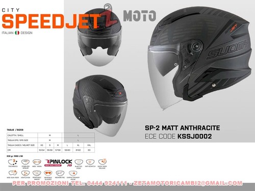 Casco jethelm suomy fiber - suomy,