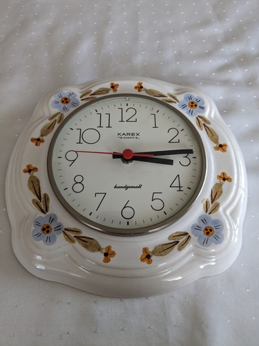 Dekorative keramik wanduhr - keramik,