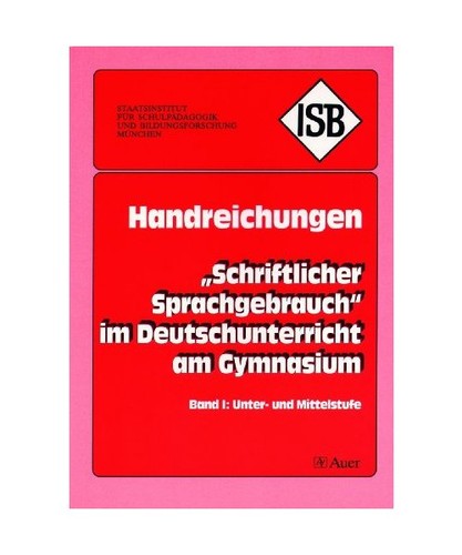 Handreichungen schriftlicher - handreichungen, "schriftlicher