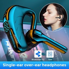 Bluetooth 5.2 Headset Stereo Kopfhörer Kabellos Ohrhörer mit Mikrofon für Handy