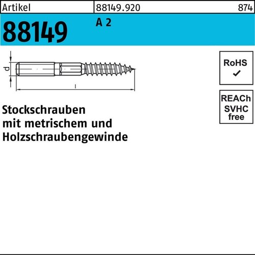 Stockschraube schraube - stockschraube,
