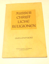 Außerchristliche Religionen -