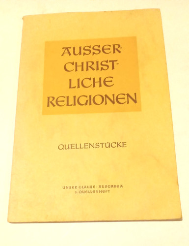 Außerchristliche religionen - außerchristliche,