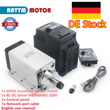 600W Brushless CNC Spindel